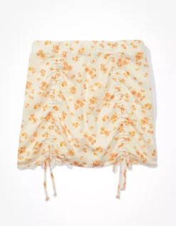 AE Silky Floral Mini Skirt -TrendAura Store 0312 4605 800 f