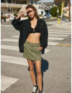 AE High-Waisted Utility Mini Skirt