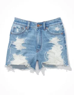 AE Strigid Denim Mom Shorts -TrendAura Store 0338 7423 851 f