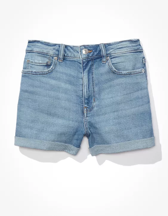 AE Stretch Denim Mom Short 3 AE Stretch Denim Mom Short - Image 3