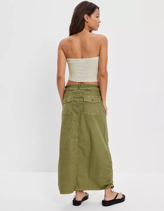 AE Cropped Sweater Knit Twist Tube Top 2 AE Cropped Sweater Knit Twist Tube Top - Image 2