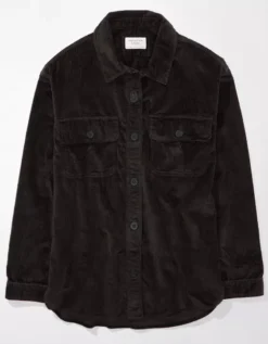 AE Dreamy Drape Oversized Corduroy Shirt -TrendAura Store 0355 5350 001 f