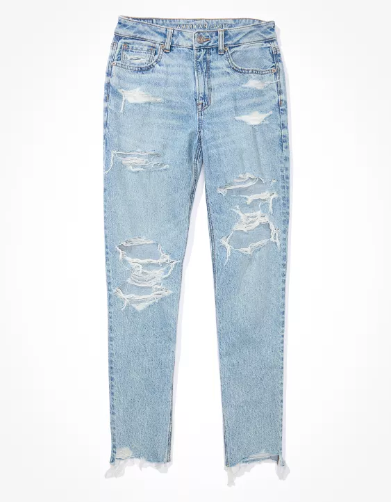 AE Strigid Ripped Mom Jean 3 AE Strigid Ripped Mom Jean - Image 3