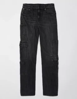 AE Super High-Waisted Baggy Straight Cargo Jean -TrendAura Store 0437 4856 081 f