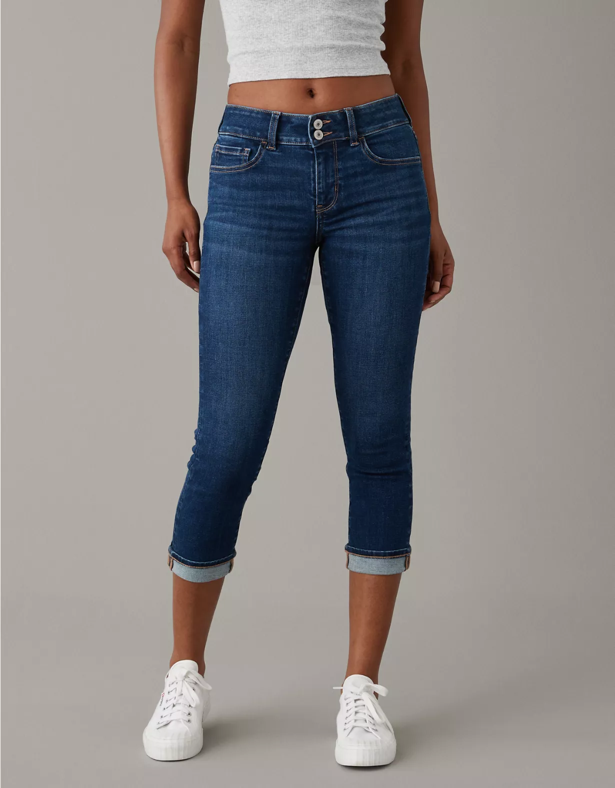 AE Next Level Low-Rise Artist Crop Jean 1 AE Next Level Low-Rise Artist Crop Jean
