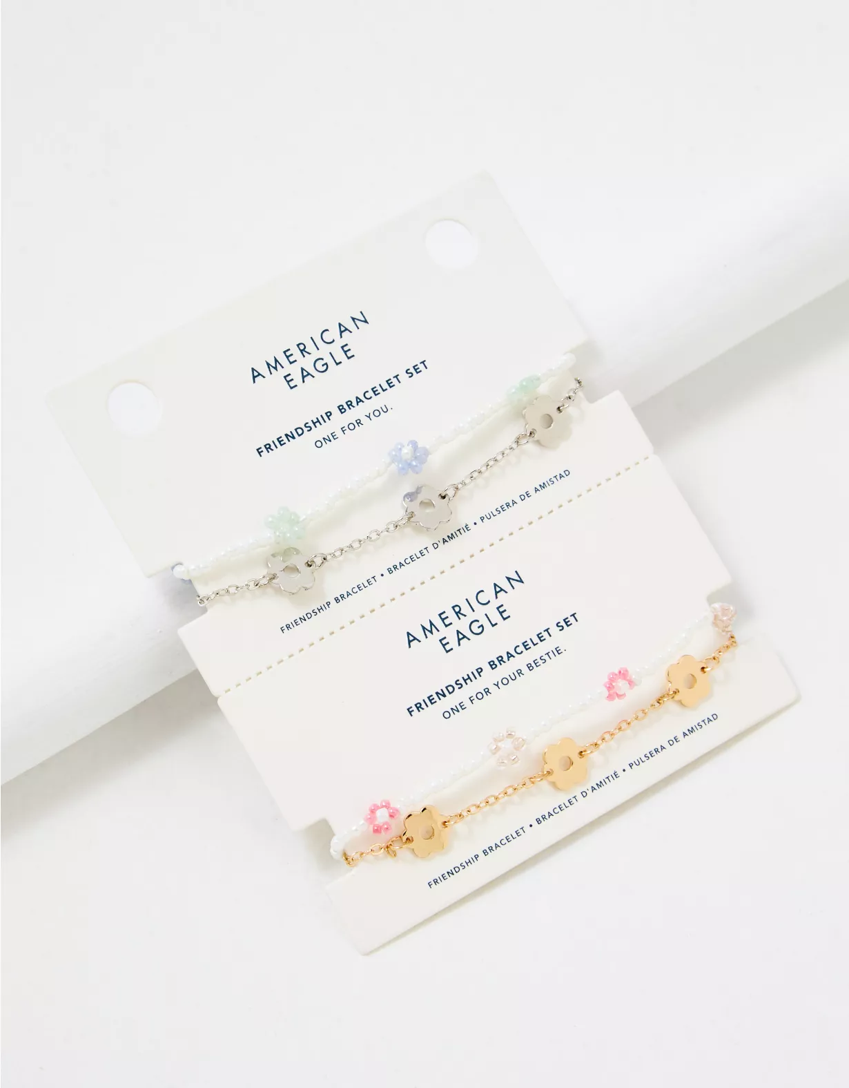 AE Blue & Green Friendship Bracelet 4-Pack 2 AE Blue & Green Friendship Bracelet 4-Pack - Image 2