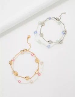 AE Blue & Green Friendship Bracelet 4-Pack