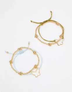 AE Butterfly Friendship Bracelet 4-Pack