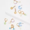 AE Daisy Hoop Earrings 6-Pack