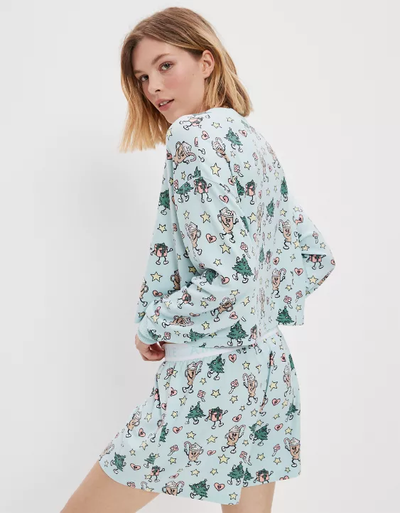 AE Festive Plush PJ Set 2 AE Festive Plush PJ Set - Image 2