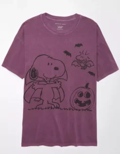 AE Oversized Halloween Snoopy Graphic Tee -TrendAura Store 1095 9014 500 f
