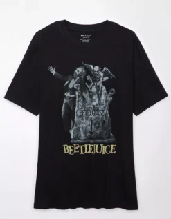 AE Oversized Beetlejuice Graphic Tee -TrendAura Store 1095 9229 001 f
