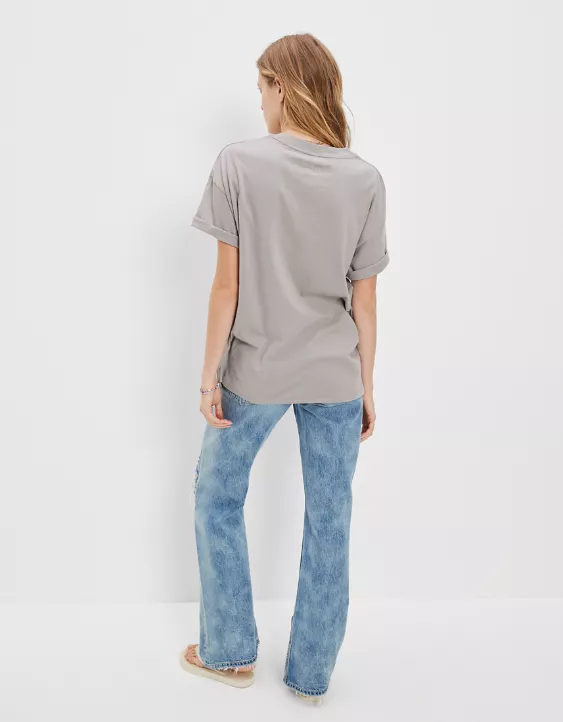 AE Oversized Metallica Graphic Tee 2 AE Oversized Metallica Graphic Tee - Image 2