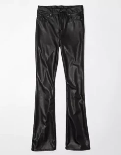 AE Stretch Vegan Leather Super High-Waisted Kick Boot Pant -TrendAura Store 1325 5010 016 f