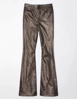 AE Stretch Glitter Super High-Waisted Flare Pant -TrendAura Store 1325 5055 013 f