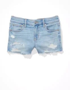 AE Ne(x)t Level Low-Rise Denim Short Short 5 AE Ne(x)t Level Low-Rise Denim Short Short -TrendAura Store 1331 7336 466 f