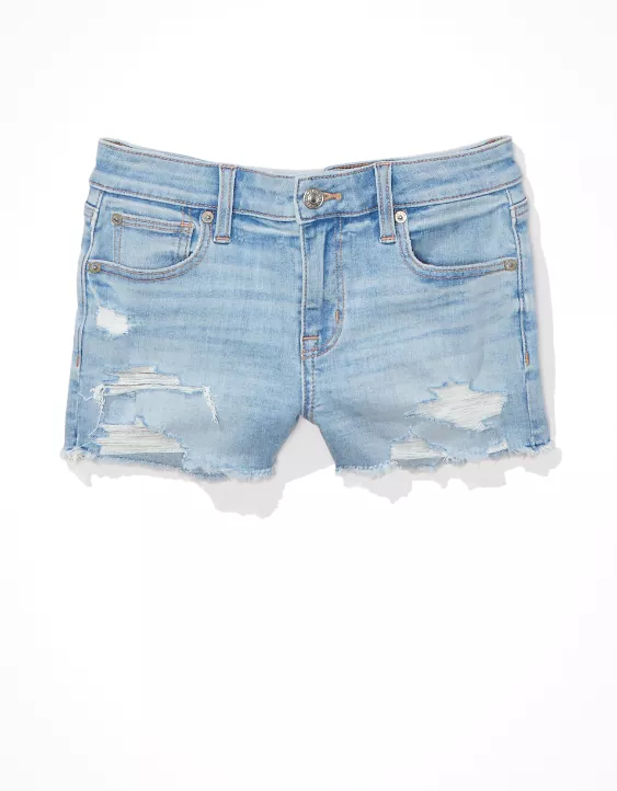 AE Ne(x)t Level Low-Rise Denim Short Short 3 AE Ne(x)t Level Low-Rise Denim Short Short - Image 3
