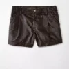 AE High-Waisted Baggy Vegan Leather Short