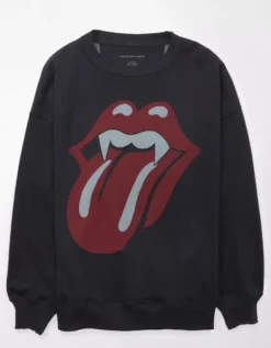 AE Oversized Halloween Rolling Stones Graphic Sweatshirt -TrendAura Store 1457 2021 167 f