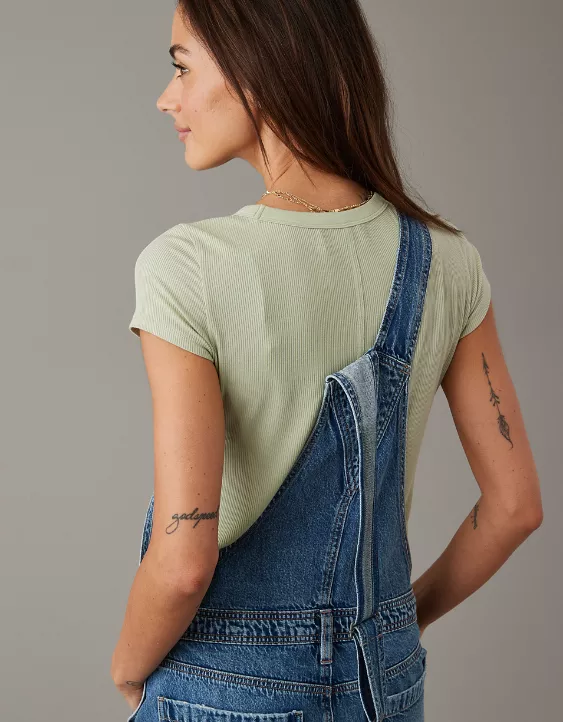 AE Soft & Sexy Ribbed Tee 2 AE Soft & Sexy Ribbed Tee - Image 2