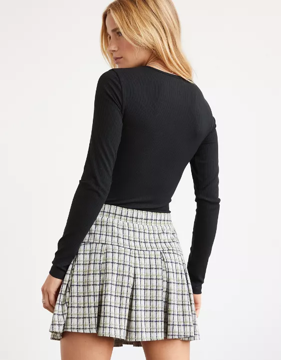 AE Long-Sleeve Henley Bodysuit 2 AE Long-Sleeve Henley Bodysuit - Image 2