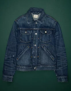 AE77 Premium Shrunken Denim Jacket -TrendAura Store 3428 1463 334 f