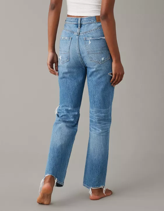 AE Ripped Highest Waist '90s Boyfriend Jean 2 AE Ripped Highest Waist '90s Boyfriend Jean - Image 2