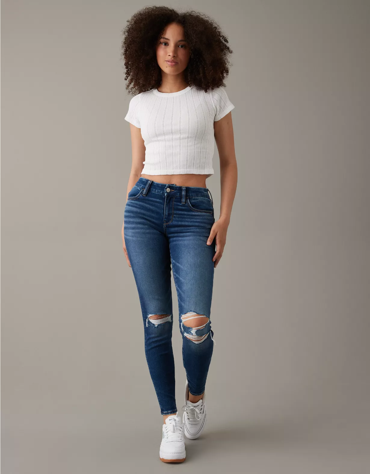 AE Forever Soft Curvy High-Waisted Jegging 1 AE Forever Soft Curvy High-Waisted Jegging