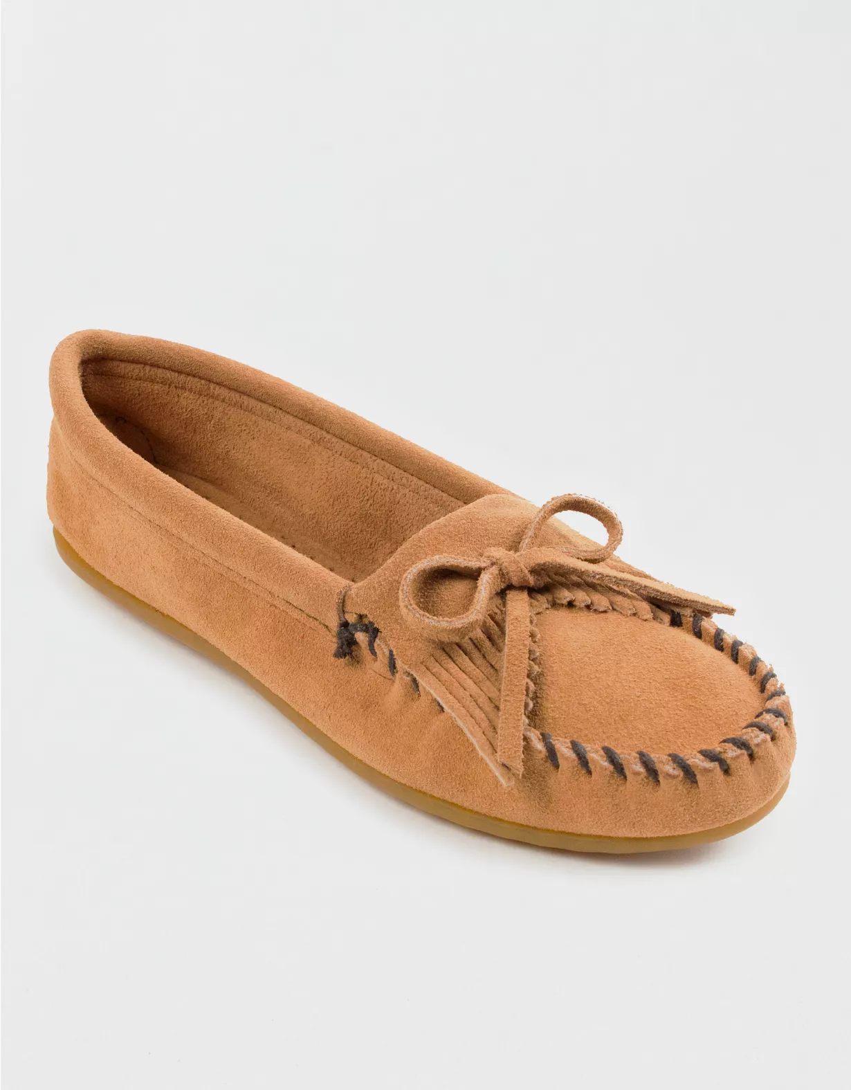 Minnetonka Women's Kilty Hardsole Moccasin 1 Minnetonka Women's Kilty Hardsole Moccasin