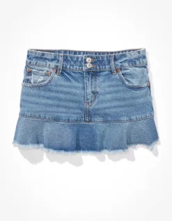 AE Low-Rise Denim Mini Skirt -TrendAura Store 8332 4585 936 f