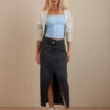 AE '90s Denim Maxi Skirt