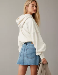 AE '90s High-Waisted Embellished Denim Mini Skirt -TrendAura Store 8332 4709 915 ob